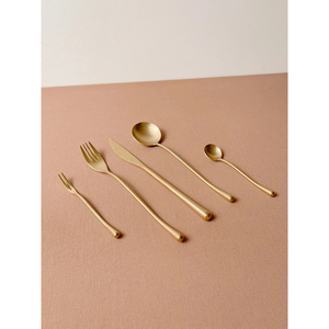 Ustensiles de cuisine de restaurant ensemble de couverts argenterie ensemble de couverts design aspect fantaisie couleur argent brillant utilisation de la vaisselle polie - Product Image 5