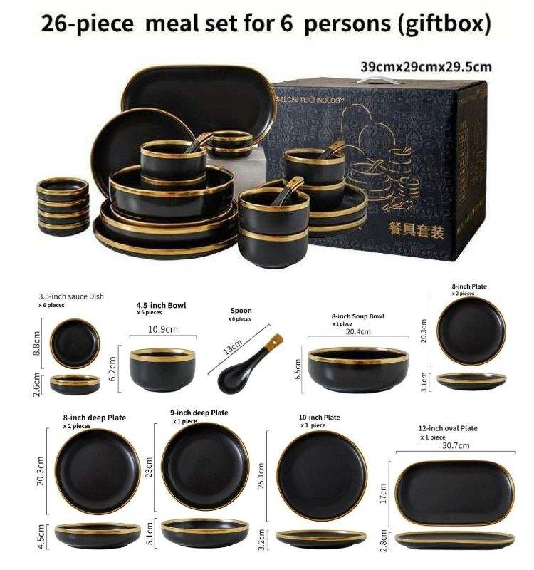6-person meal set (26 pieces)