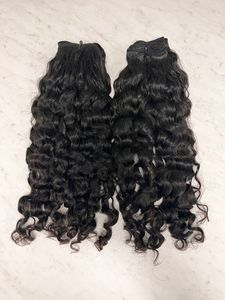 Extensions de Cheveux Humains Indiens Naturels Vierges Authentiques Double Fermeture Dessinée Perruque Naturelle Dentelle Pièces - Product Image 5