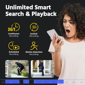 Sistema de Cámaras de Seguridad ANNKE HD de 8 Piezas y 12MP, Detección Inteligente de Movimiento, Kit NVR con Luz Infrarroja y Luz Blanca para CCTV de Seguridad Exterior - Product Image 3