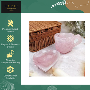 Qualité supérieure, nouveau design, cristal de quartz rose, pierre précieuse de jade rose naturelle, écologique, forme de cœur, taille personnalisée - Product Image 3