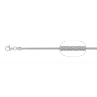 Haute qualité 925 argent italien 180 renard queue chaîne collier traitements galvaniques différentes longueurs bijoux résultats composant