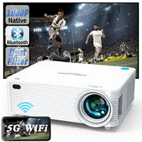 WISELAZER - A30 Full HD 1080P Smart Android WiFi Wireless Home Theater LED 3D LCD Video Mobile 4K Cinema Portable Mini Projector