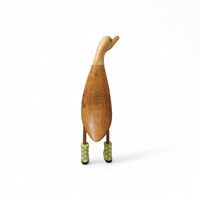 Vente en gros Canard en bois, canard de décoration d'intérieur Canard en bois artisanal pour l'entrée ou le bureau