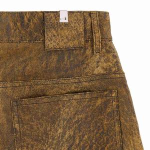 Meilleure vente Short délavé à l'acide pour homme 100% coton couleurs et tailles personnalisées motif solide à séchage rapide prix d'usine - Product Image 4