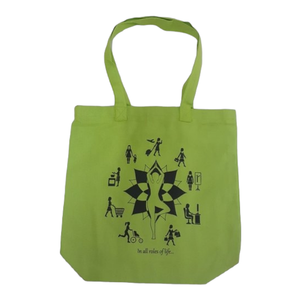 Bolsa de mano reciclable de algodón con estampado personalizado barato para seda rosa, blanca y azul con logotipo de patrón liso en la superficie PCS - Product Image 5