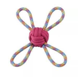 Cuerda Trenzada Suave para Perros, de Alta Demanda, Lavable, Duradera, Segura y Flexible, de Cuero, para Masticar y Jugar, Juguetes para Mascotas, Empacada en Caja - Product Image 3