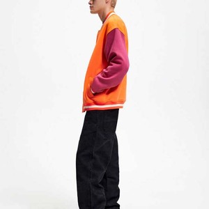 Wholesale OEM Design Custom <b>Men's</b> Baseball Varsity <b>Jackets</b> High Street Style <b>Long</b> Sleeve Winter College Baseball <b>Jacket</b> For <b>Men</b> - Product Image 5