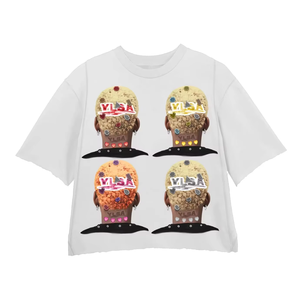 เสื้อยืดผู้ชายทรงหลวมสไตล์วินเทจ พิมพ์ลายกราฟิก คอวี แขนเสื้อแบบดรอปโชว์เดอร์  ผ้าทอเนื้อบางเบา  รุ่นใหม่ ปี 2026 - Product Image 5