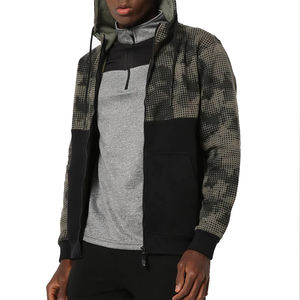 100% algodón Material transpirable hombres cremallera sudaderas con capucha en bajo MOQ gran oferta nueva llegada cremallera sudaderas con capucha para hombres - Product Image 1