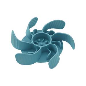 अनुकूलन फैंसी कस्टम बिल्लियों छोटे सर्पिल स्टेनलेस स्टील पालतू कुत्ते सिलिकॉन धीमी फीडर - Product Image 2