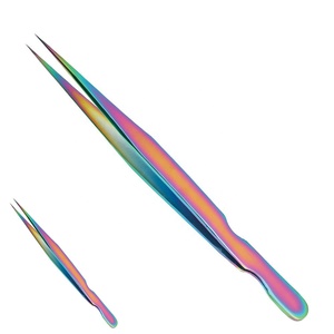 Pinces antidérapantes, pointe en fibre haute densité pour extensions de cils et sourcils, outils de beauté professionnels de précision - Product Image 1