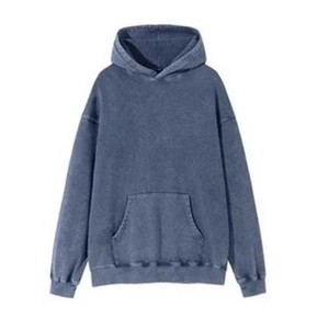 Sudadera con capucha unisex de peso pesado bordado de algodón para hombre - Product Image 1