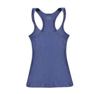 Transpirable Active Wear Mujeres Tank Top Color sólido Mujeres Tank Top Mejor precio Mujeres Tank Top - Product Image 1