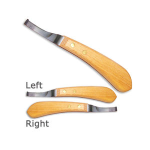 Cuchillo de pezuña aprobado por veterinario para recortar hoja afilada de acero inoxidable para el cuidado de pezuñas de ganado y caballos - Product Image 5