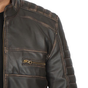 2024 New Custom Design High Street <b>Leather</b> <b>Jackets</b> Wholesale Price <b>Men</b> <b>Leather</b> <b>Jackets</b> Best Selling Trending - Product Image 6