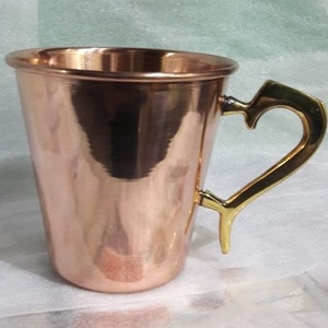 Superior Quality <b>Moscow</b> <b>Mule</b> <b>Mugs</b> Pure Copper Metal with Brass Handle for Ginger Beer - Product Image 5