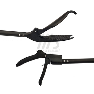 คีมคีบงูทำจากสเตนเลสสตีลสำหรับสัตว์เลี้ยงกู้ภัยสัตว์เลี้ยงเครื่องมือ herpetology สัตว์เลื้อยคลานส่วนบุคคล - Product Image 6