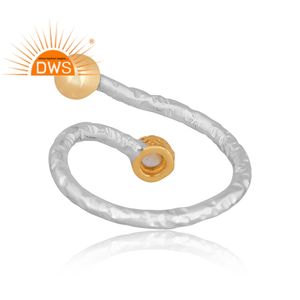 Dernière tendance Bague réglable en argent sterling fin avec citrine naturelle Fabricant de bijoux personnalisés - Product Image 4