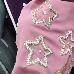 Premium mujeres elegante modesto estrella bordado Abayas transpirable Dubai vestidos tradicionales ropa musulmana Accesorios - Product Image 1