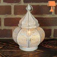Lanterne marocaine vintage Antique Collection Lanterne antique marocaine Couleur cuivre doré Décoration éclair à bon prix 2024