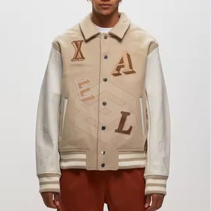 Chaqueta Letterman elegante para hombre de gran calidad, diseño único con cuello levantado, accesorio de alta moda - Product Image 2