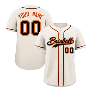 Maillot de baseball Hip Hop cousu sur mesure-Uniforme de sport personnalisé pour hommes, femmes et jeunes-Chemise de baseball tendance - Product Image 4