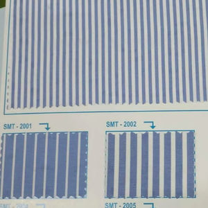 Tela a rayas uniforme de algodón polivinílico de calidad de exportación | Material de camisa asequible para pedidos al por mayor con calidad superior - Product Image 1