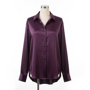 Chemise en organza tendance pour femmes 2025, sans manches, col en V, style coréen, haut imprimé vintage de haute qualité, chemise de bureau décontractée ODM - Product Image 1