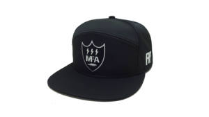 Bordado personalizado 7 paneles corte láser Snapback gorras rendimiento gorra de béisbol Gorras diseño personalizado plano Bill - Product Image 4