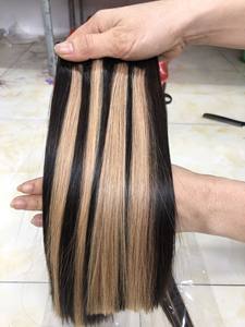 Meilleure vente extensions de cheveux vietnamiennes à double trame droites en os, couleur teintée, avec fermeture frontale en dentelle HD du Vietnam - Product Image 5