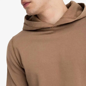 Sudadera con Capucha Unisex Color Granate Sólido para Invierno, Corte Regular, Felpa de Algodón, Casual, con Bolsillo Tipo Canguro 2026 - Product Image 5