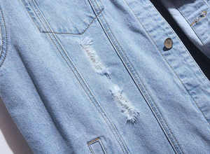 Unisex Denim <b>Vest</b> Sleeveless Jean Jacket for <b>Men</b> Women <b>Fashionable</b> Streetwear Casual Outfit Vintage Washed Stylish Outerwear - Product Image 3