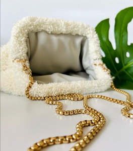 Costom แฮนด์เมดคุณภาพสูงโครเชต์ Raffia กระเป๋าคลัทช์กระเป๋าสานมือถุงฟาง - Product Image 2