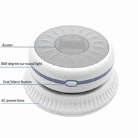 Détecteur de cigarette électronique WiFi, alarme vape, capteur de fumée intelligent avec batterie rechargeable de secours, compatible T HC et sonore