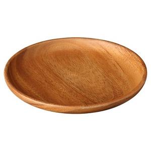 Assiette en bois écologique assiette en bois d'acacia de forme ronde, assiettes en bois personnalisées pour le service des aliments - Product Image 1