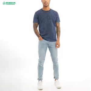 T-shirt Homme Coupe Droite Épaules Tombantes 240 GSM Haute Qualité en Mélange Bambou/Coton Séchage Rapide Écologique Décontracté - Product Image 6