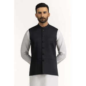 Gilet coupe-vent pour homme, coupe ajustée, style élégant, boutons, toile en polyester, vêtement d'extérieur pour une utilisation en extérieur - Modèle WC-STY25-019 - Product Image 4