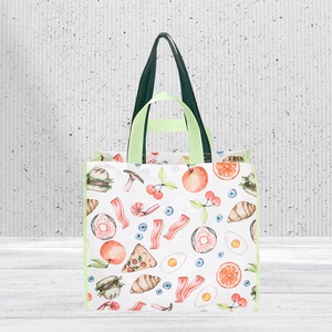 ถุงช้อปปิ้งผ้าไม่ทอพร้อมลายปรับแต่งได้ หูหิ้วทำจากสาย PP มีหลายขนาดให้เลือก - Product Image 1