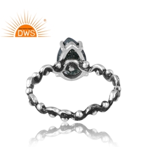 Latest Selling 925 Sterling Silver Natural <b>Moss</b> <b>Agate</b> Gemstone <b>Ring</b> Custom Jewelry Manufacturer - Product Image 2