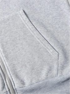 Sudadera con Capucha para Hombre, Estilo Casual, con Cordón Ajustable, Hombros Caídos, Bolsillos Bordados, 100% Algodón, Talla Grande, Transpirable, para Invierno - Product Image 5