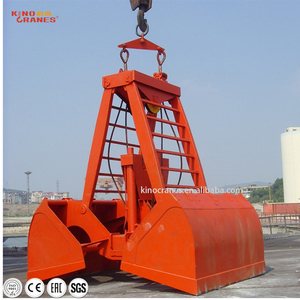 Cucharón de agarre tipo concha mecánico de una cuerda y doble lóbulo con control remoto inalámbrico de 1.5m³ a 3m³ para elevación de barcos - Product Image 3