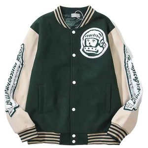 Buy Long Sleeve Custom Printing <b>Baseball</b> <b>Jacket</b> <b>Men</b> 100% Wool Letterman Varsity <b>Jackets</b> <b>Men</b> <b>Jackets</b> - Product Image 1
