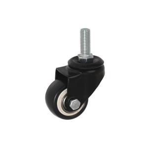 Rueda giratoria de 40K, (capacidad de hasta 30 kg), color negro - Product Image 1