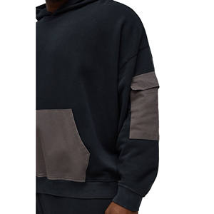 ชุดแทรคสูทพรีเมียมคุณภาพสูง 6 กระเป๋า ผ้าหนา 450 กรัม สไตล์ฮิปฮอป ปักลายพิมพ์ สำหรับผู้ชาย - Product Image 4