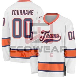 Streetwear Custom <b>Mesh</b> Oversized Boxy T-<b>shirt</b> Full Sleeve Ice Hockey Football Jerseys T-<b>shirt</b> Men Personalized Logo - Product Image 5