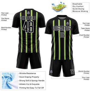 Ropa de fútbol personalizada de alta calidad Diseño de uniforme transpirable de secado rápido para la venta en línea - Product Image 2