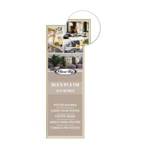 Modern Gold Posterrahmen 30,5 X 91,5cm Stylish Design for <b>Wall</b> Decor - Product Image 3