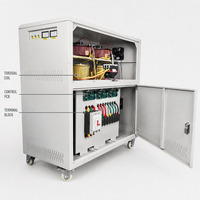 Régulateur de tension automatique triphasé 380V, série AVR haute précision, protection contre les pannes de phase pour équipement industriel d'atelier