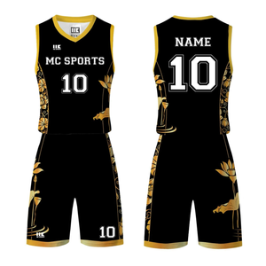 100% Polyester maillot de basket-ball personnalisé taille américaine grande taille vêtements de sport prix de gros pour l'impression par sublimation d'été - Product Image 3